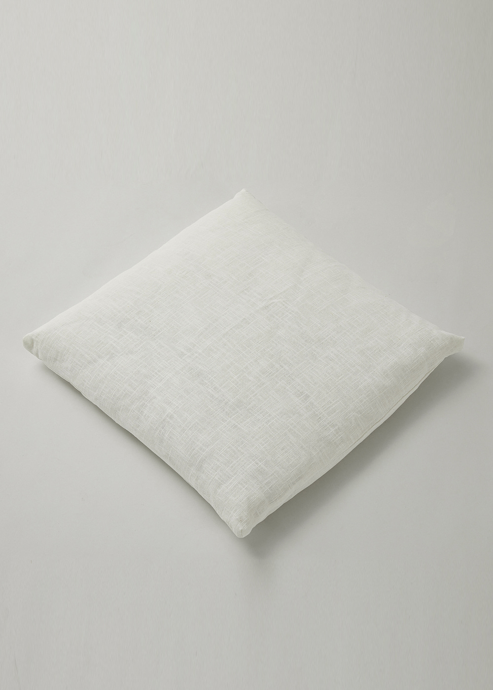 Lino linen sitting cushion white (방석)