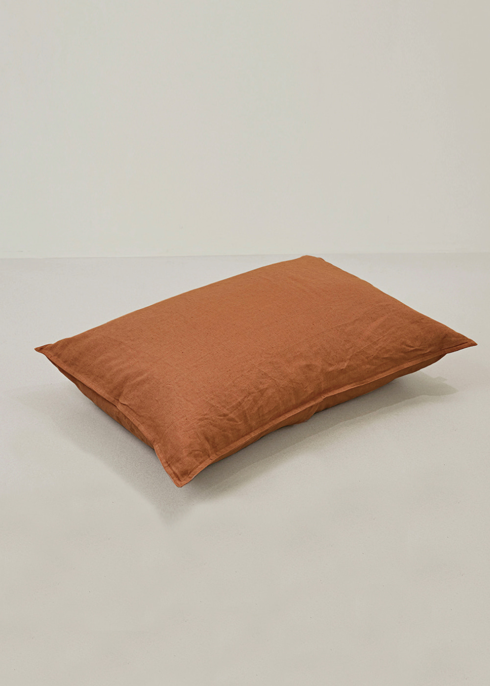 easy linen pillow cover, brick